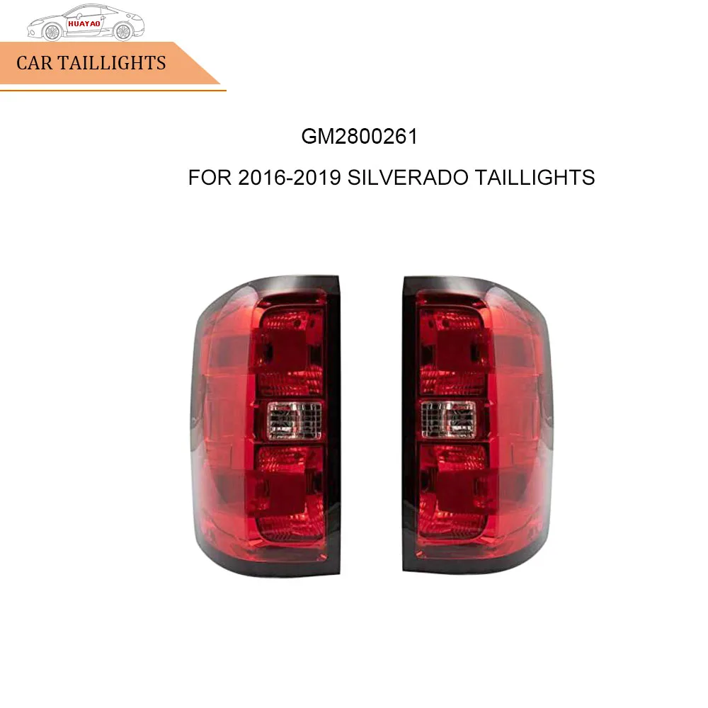 Auto Parts Car Tail Lamp Left and Right  Car Light Accessories GM2800261 For 2016-2019 Chevy Silverado