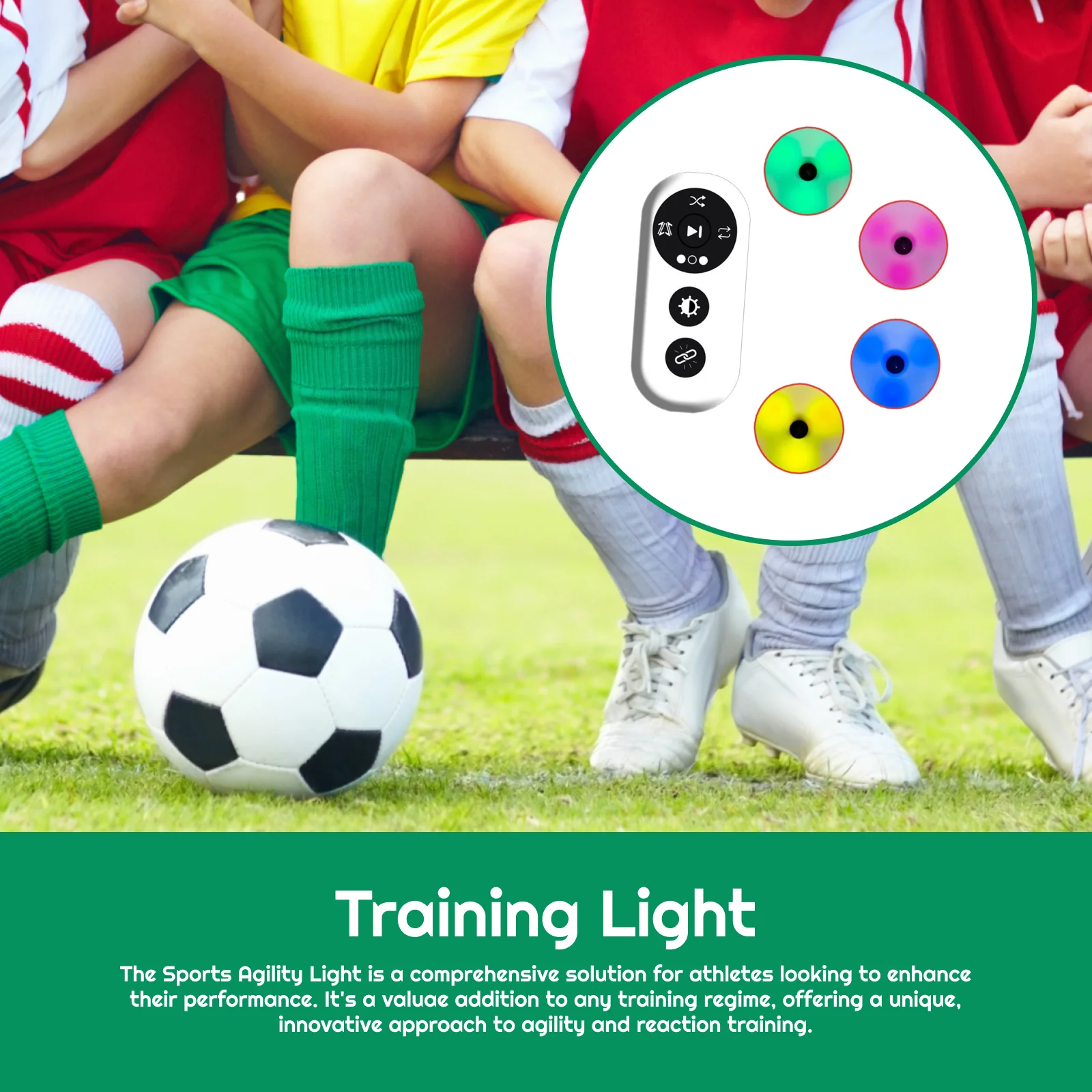 Reaction Training Light Interactive Agility Training System High Impact Fitness Lamp for Kids Boxing Workout
