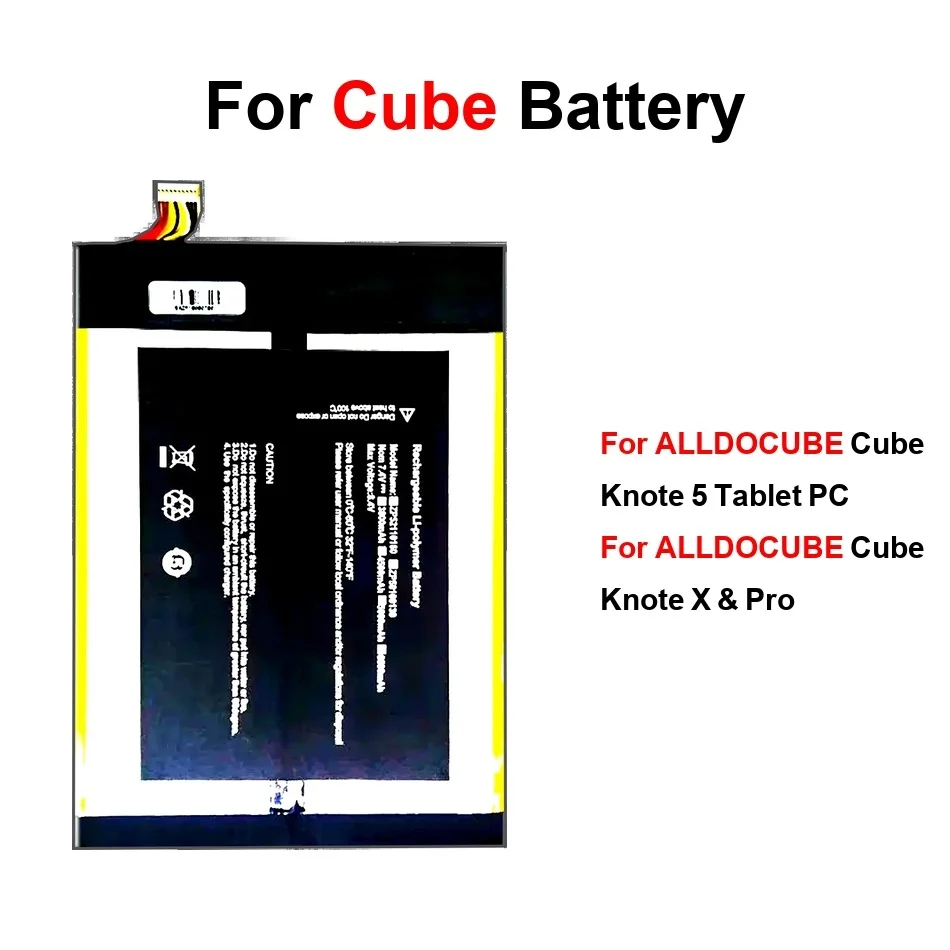 

Долговечная батарея для планшета NV-3064148-2S 4200-5500 мАч для Alldocube Cube Knote X 5 PC Pro