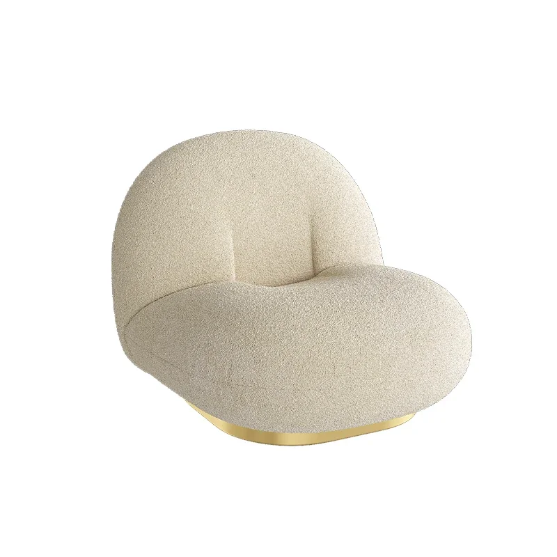 

Lazy single sofa Internet celebrities ins wind small apartment living room designer creative special-shaped lamb wool