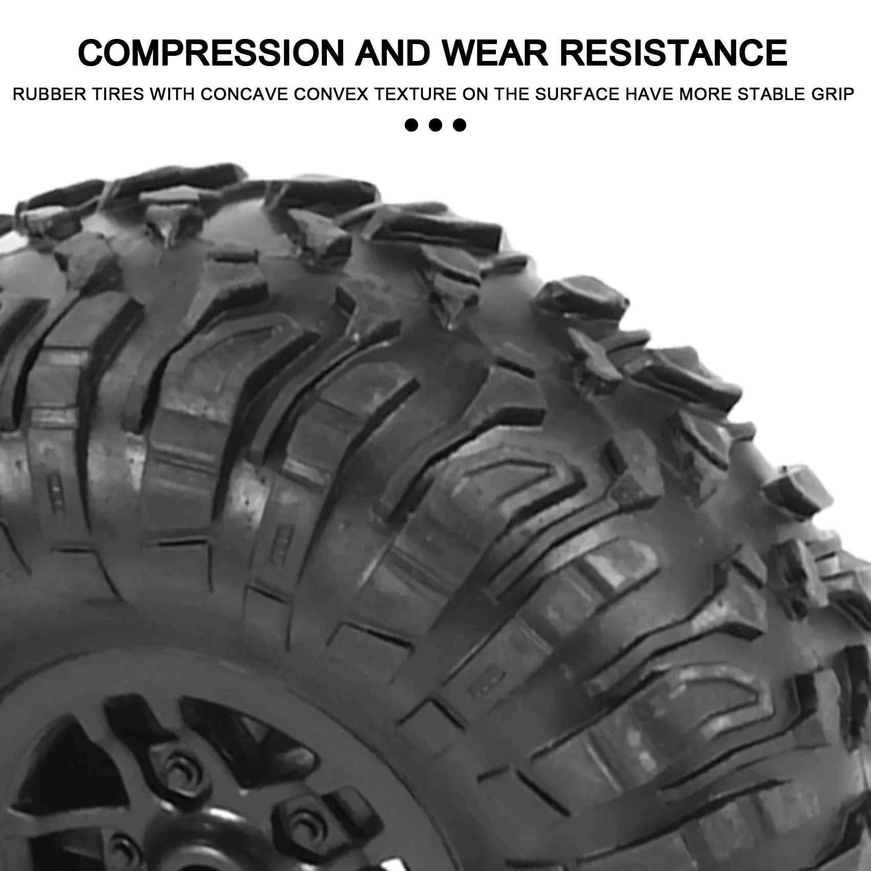 4Pcs RC Car Tires Tyre Wheel Upgrades Accessories for MN D90 D91 D96 D99 MN90 MN99S 1/12 RC Car Spare Parts