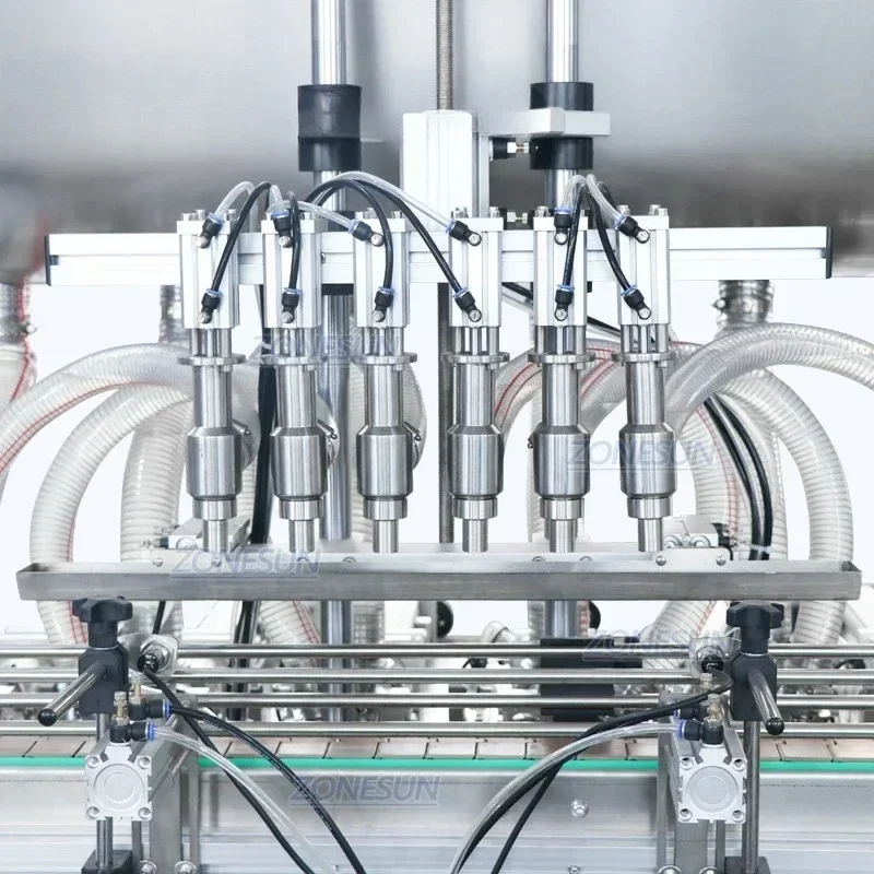 Zonesun ZS-FAL180A3 desinfetante para as mãos suco de óleo cosmético automático pequena garrafa jar enchimento máquina tampando linha produção automática