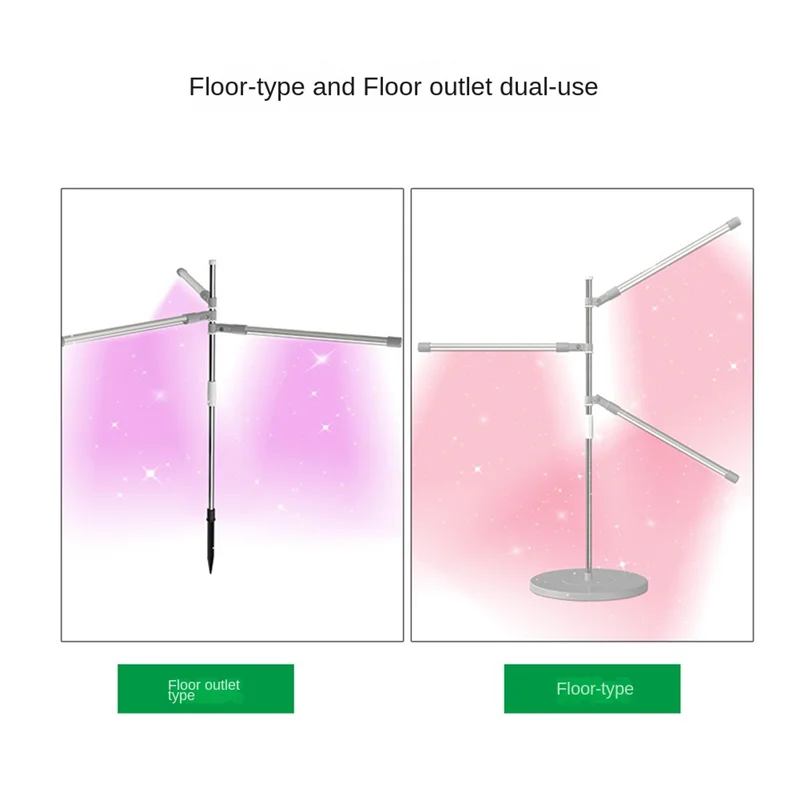 

LED Grow Light Full Spectrum Plant Growth Light Height Adjustable Dimmable Growing Lamp with Timer for Indoor Plants