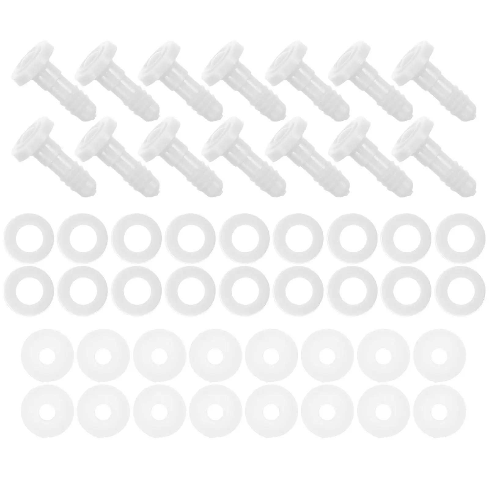 

20 комплектов вращающихся пластиковых шарниров, аксессуары для рукоделия, запасные части для подвижных конечностей животных ручной работы, креативные принадлежности для творчества