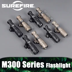 Tactical Surefire M300 Series Flashlight Upgrad M300V M300V-IR Hunting Strobe LED Light 20mm Rail M300C M300B Torch