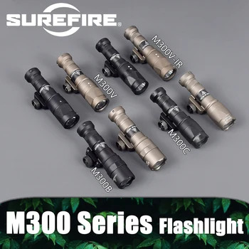 Airsoft Surefire M300 Serie Taschenlampe Upgrade M300V M300V-IR Waffe Gun Strobe LED Licht 20mm Schiene Jagd Gewehr M300C Taschenlampe