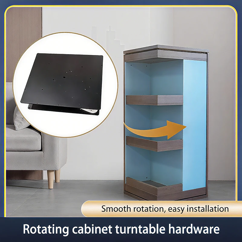 

360-degree Electric Rotating Locker Light Luxury Wardrobe Corner Display Cabinet Mobile Storage Locker Hardware Accessories