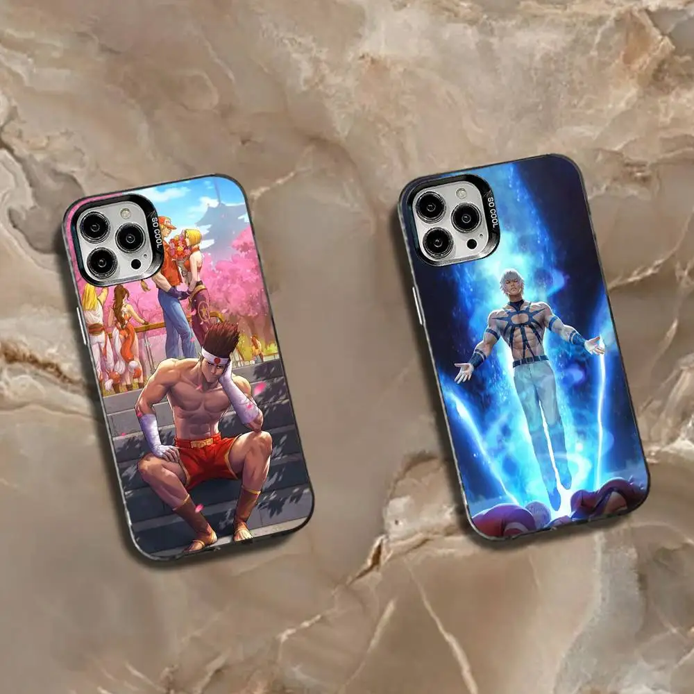 

King Of F-Fighters-s Game Phone Case For iPhone 16,15,14,13,12,11,Mini,Pro,SE,MAX White Matte Shockproof Cover