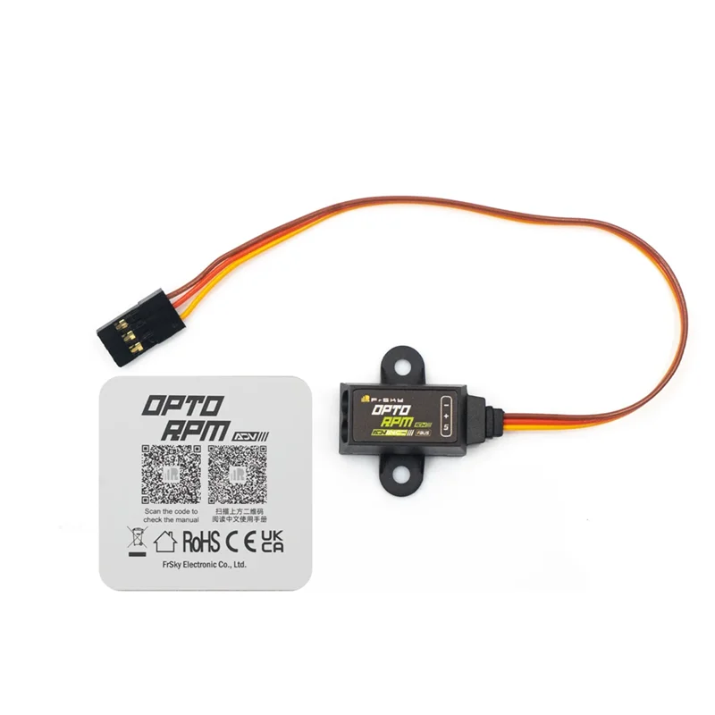 FrSky Optical RPM Sensor ADV S.Port FBUS 600-600000 RPM Telemetry for RC Plane Fixed Wing Airplane Model