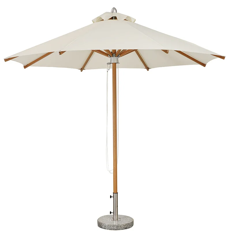 3*3M Beach Umbrella Outdoor Square Leisure Middle Post For Coffee Shop Cafe Restaurant Garden Advertising Umbrella