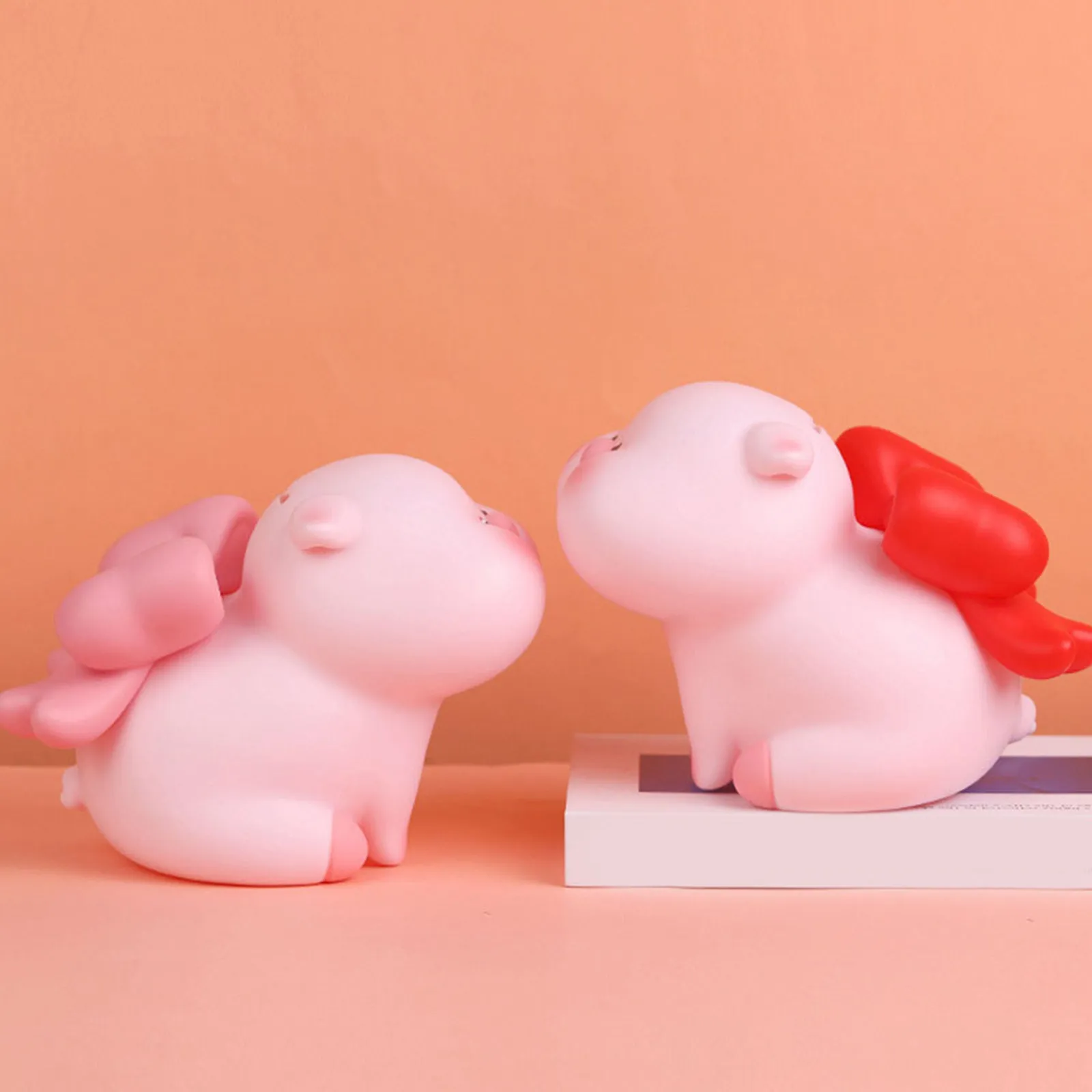 

Medium Size Piggy Bank Vinyl Pig Shaped Money Pot Coin Container Desktop Saving Jar Creative Piggy Bank Birthday Gift