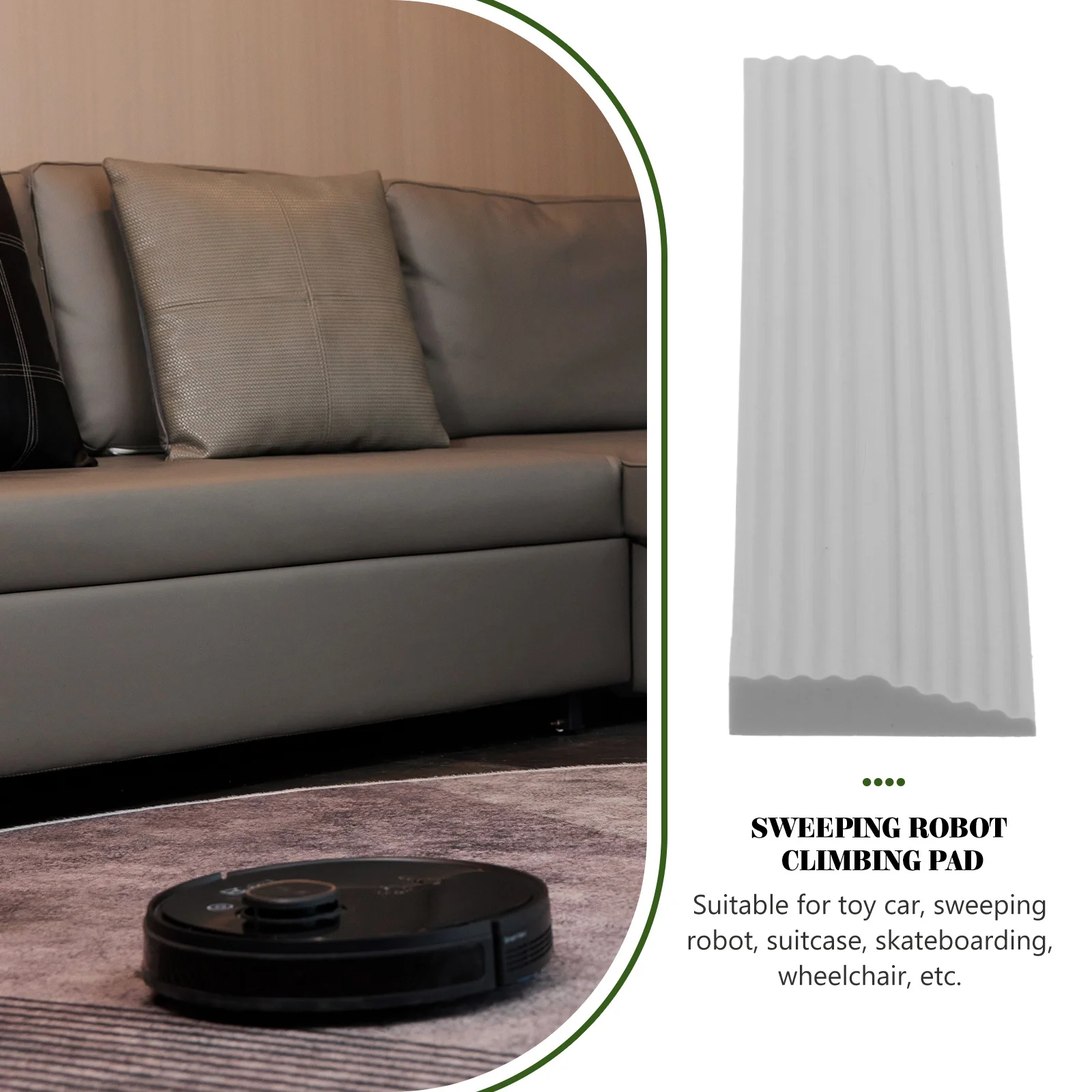 PVC Plastic Threshold Ramp Plastic Household Lightweight Slope Ramp Entry for Sweeping Robot Wheelchair Suitcase Transition Mat