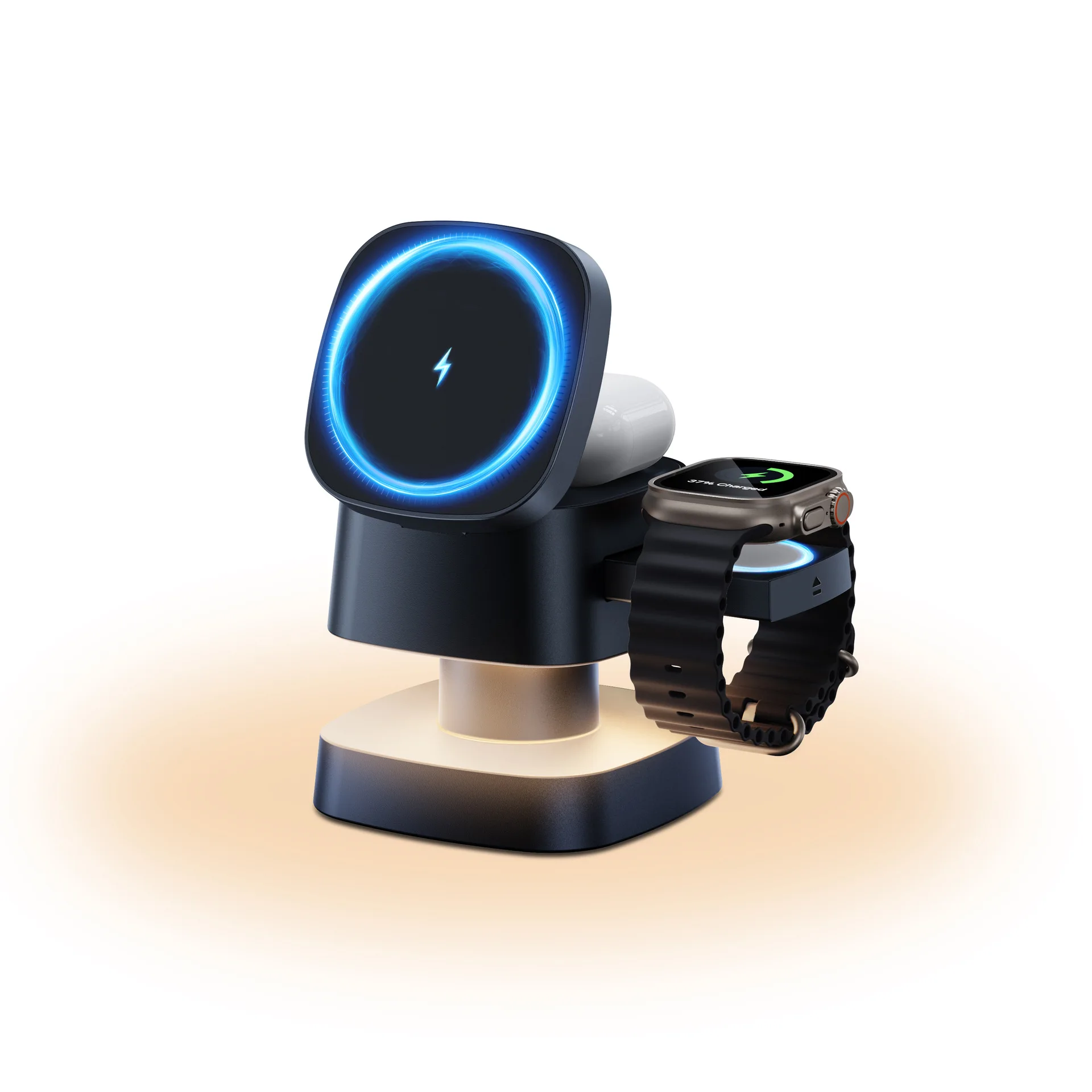 wireless charging mushroom light shape magnetic quick charge portable business gift wireless charger