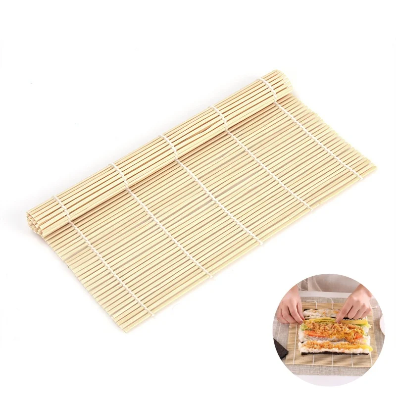 Sushi Curtain Rolling Mat Bamboo Sushi Maker Tools Cooking Accessories Home Practical DIY Onigiri Rice Roller Kitchen Gadgets