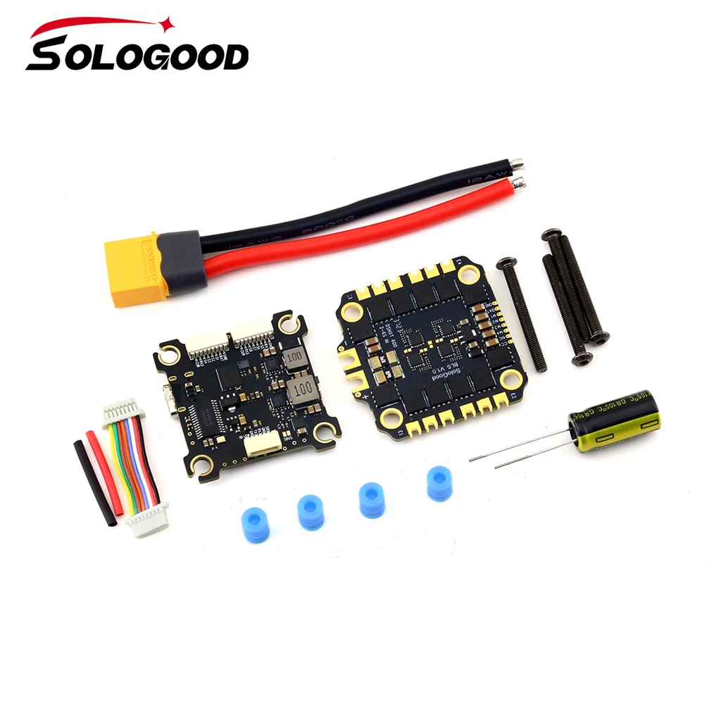 SoloGood F722 Stack ICM42688P F722 kontroler lotu BLHELI_S 60A 4w1 ESC 30.5X30.5mm 2-6S dla FPV Freestyle Drone Quadcopter