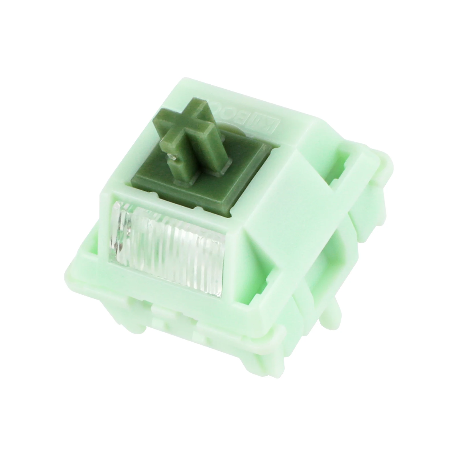 35 peças KiiBOOM Matcha Latte Switches V2 Linear 53g 5 pinos para teclado mecânico com lubrificação de fábrica Haste LY