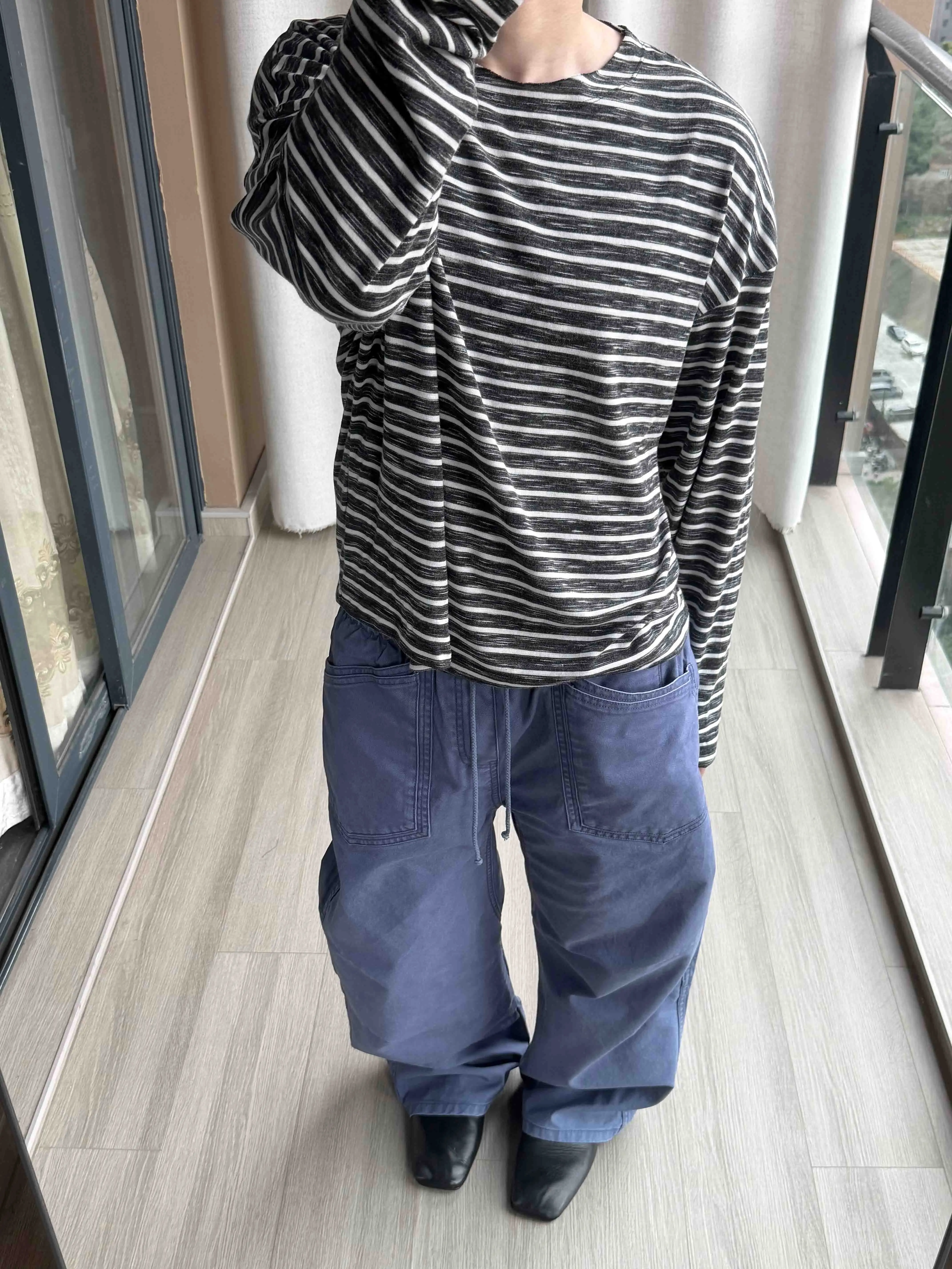 Cargo Pant Wide - Męskie, luźne spodnie cargo z szerokimi
