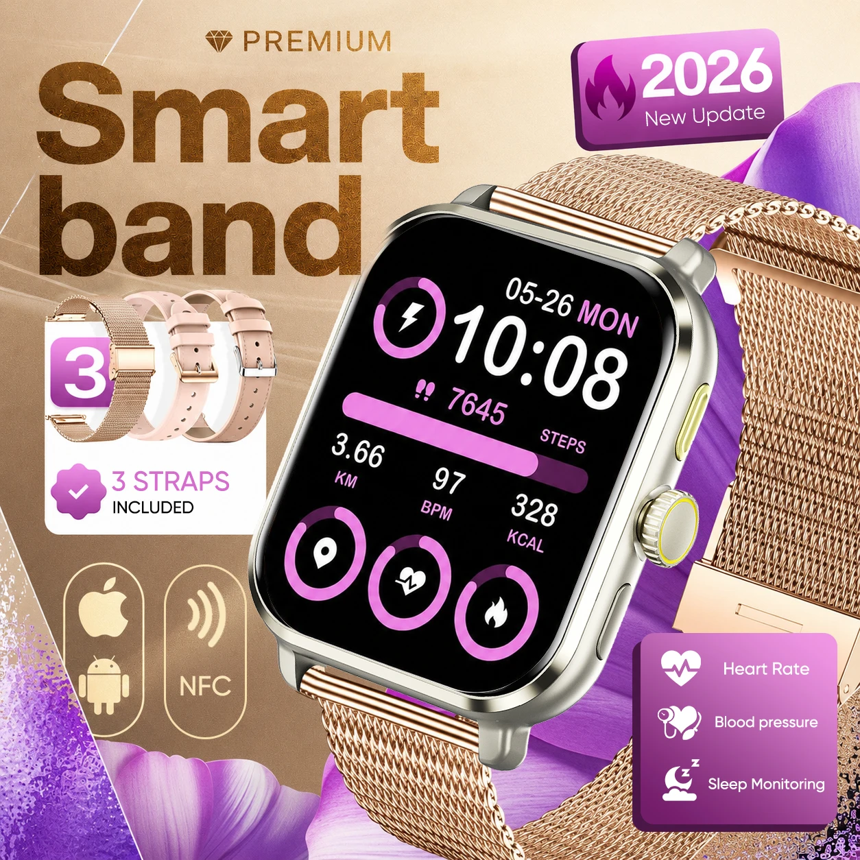 Altimeter Compass Watch - 2026 Neue Smartwatch 10 Pro Serie