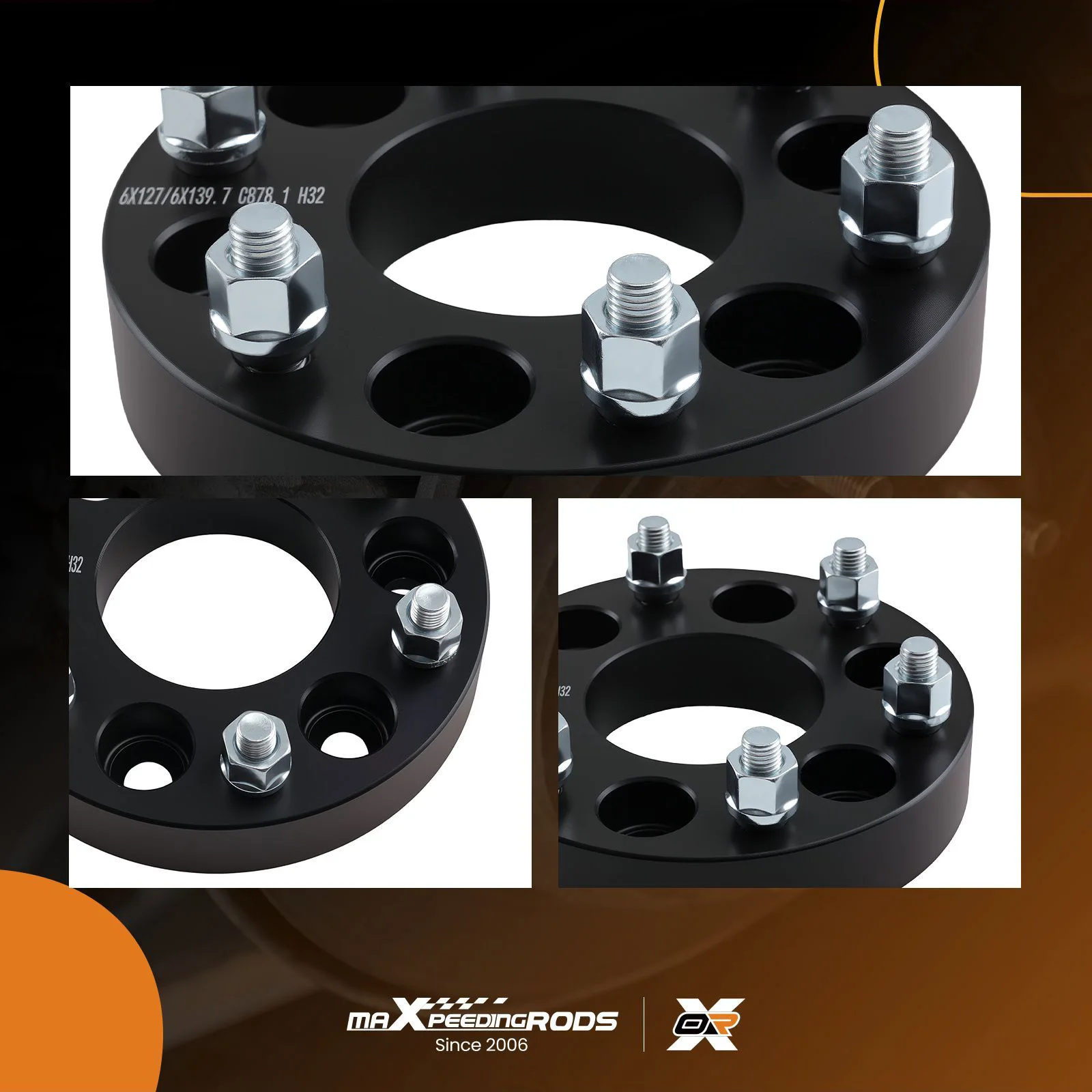 

50.8mm 2 Inch 5x114.3 Wheel Spacers for Jeep Wrangler YJ TJ Cherokee XJ 87-2006