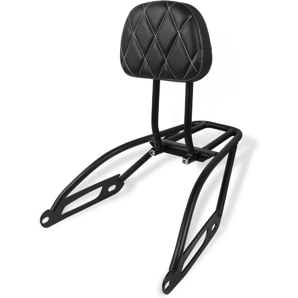 

CHIFUN Rear Passenger Backrest Sissy Bar Compatible with Harley Street 750 500 XG750 XG500 2015-2020 Black Steel Detachable Moto
