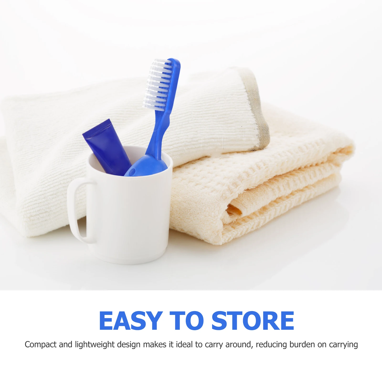

3pcs Brush Head Short Toothbrush Toothbrush Soft Handle Prison Supplies Portable Toothbrushes Small Travel Short