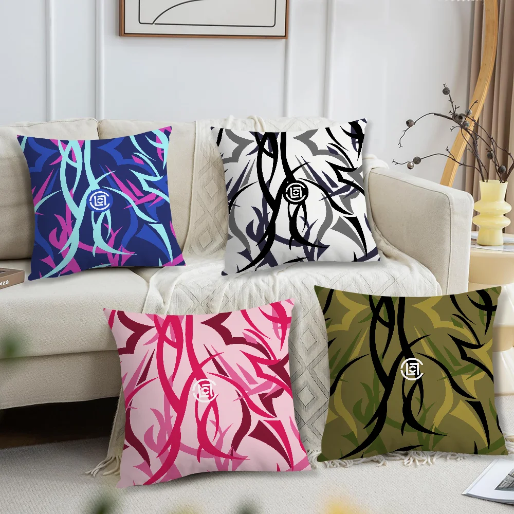 CLOT Alienegra Thorns Design Pillow Case For Home Bedroom Room Decoration Living Room Sofa Cushion Cover Suitable