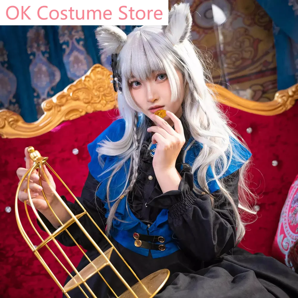 Arknights Pramanix Special Supply Coffee Shop Skin Game Suit Gorgeous Dress Uniform Cosplay Costume Halloween Outfit