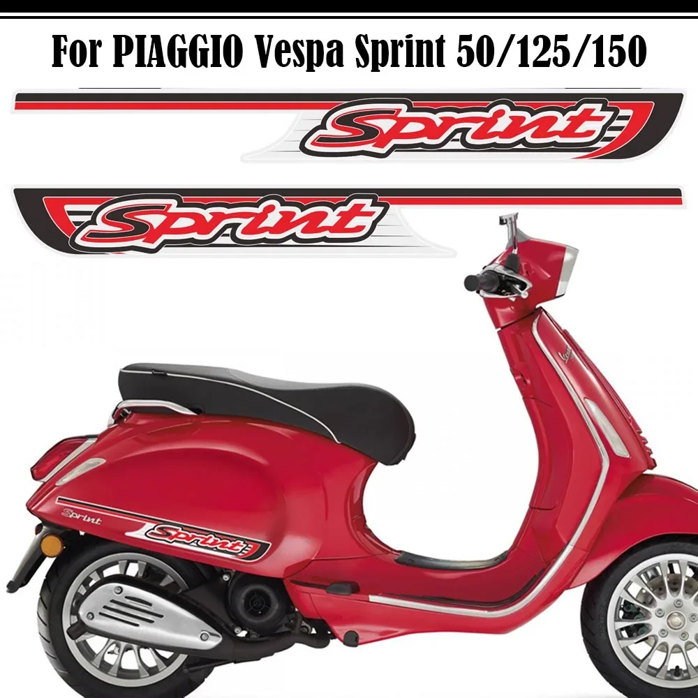 

For PIAGGIO Vespa Sprint 50 125 150 Sprint150 Sprint50 Sprint125 Decal Stickers Emblem Badge Logo Motorcycle Scooter Moto