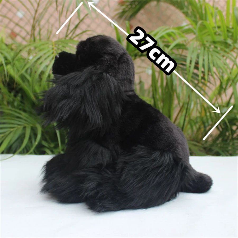 Realistic English Cocker Spaniel High Fidelity Cute Plushie Dog Plush Toys Lifelike Animals Simulation Stuffed Doll Kawai Toy