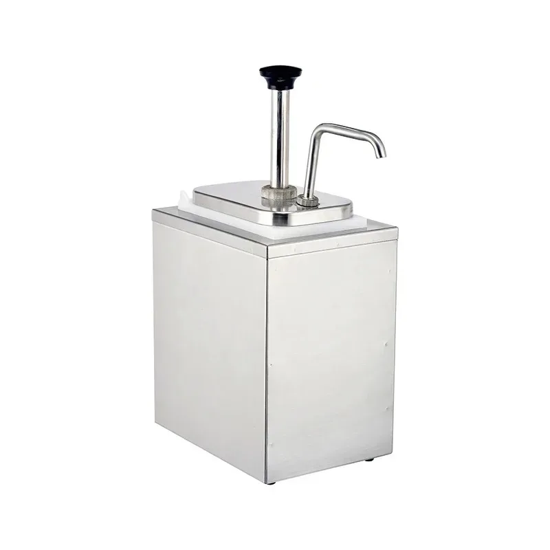 Commercial Restaurant Catering food warmer Stainless Steel Tabletop Ketchup condiment pump Sauce dispenser with 2 /3/4 tanks