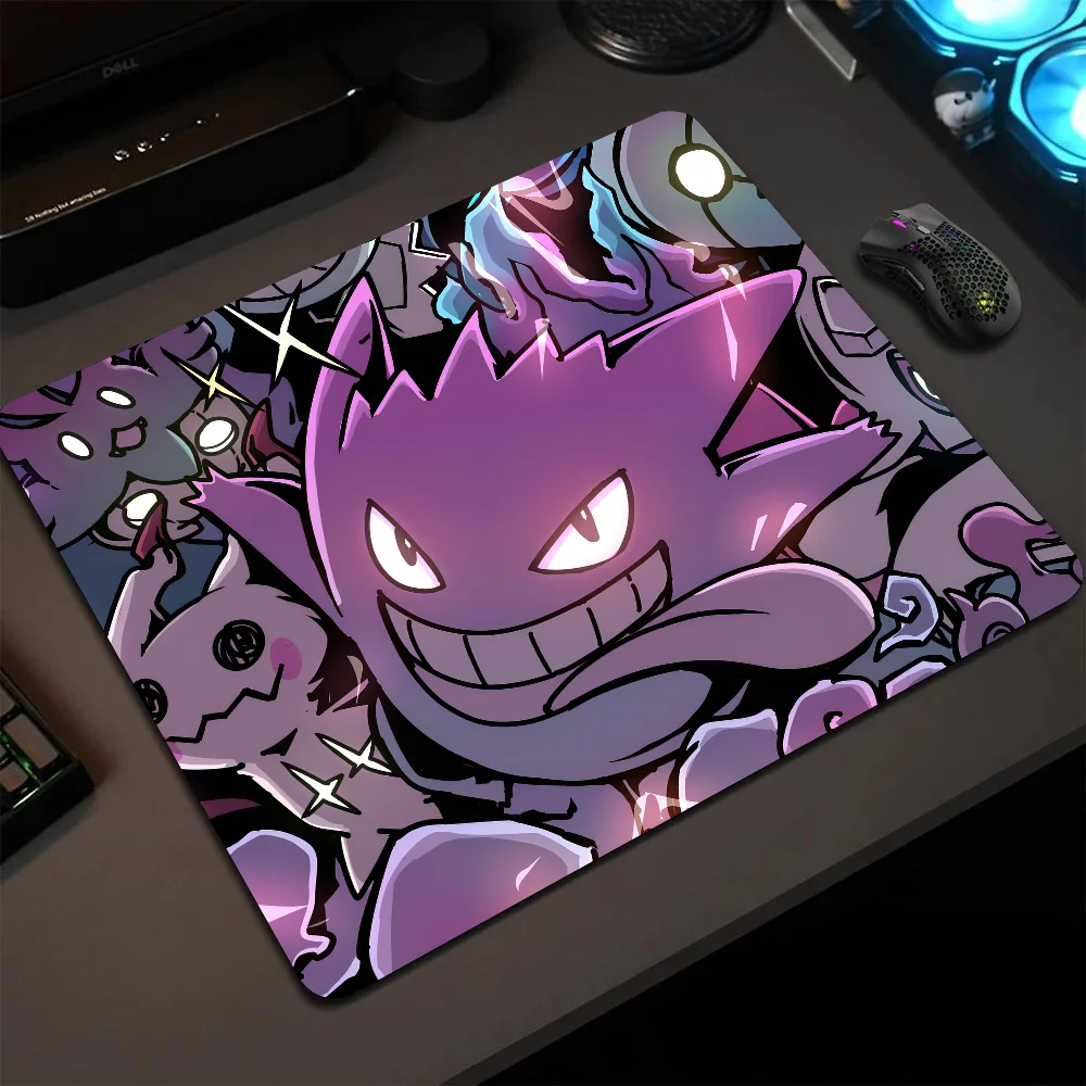 P-Pokemon-Gengar Grande Mousepad Small LockEdge Mouse Pad For Gamers Computer Desk Pad Anti-slip Rubber