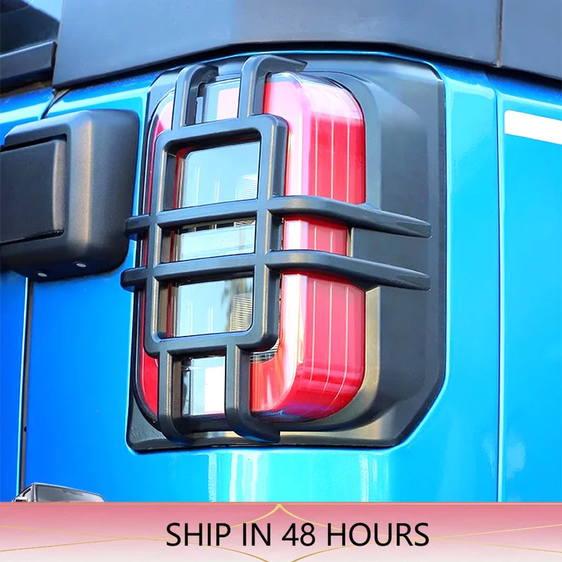 NEW1 Tail Light for Beijing BJ40 2018-2023 ABS Rear Signal Light Rear Lamp Cover Trim Exterior Lighting Accessories Metal