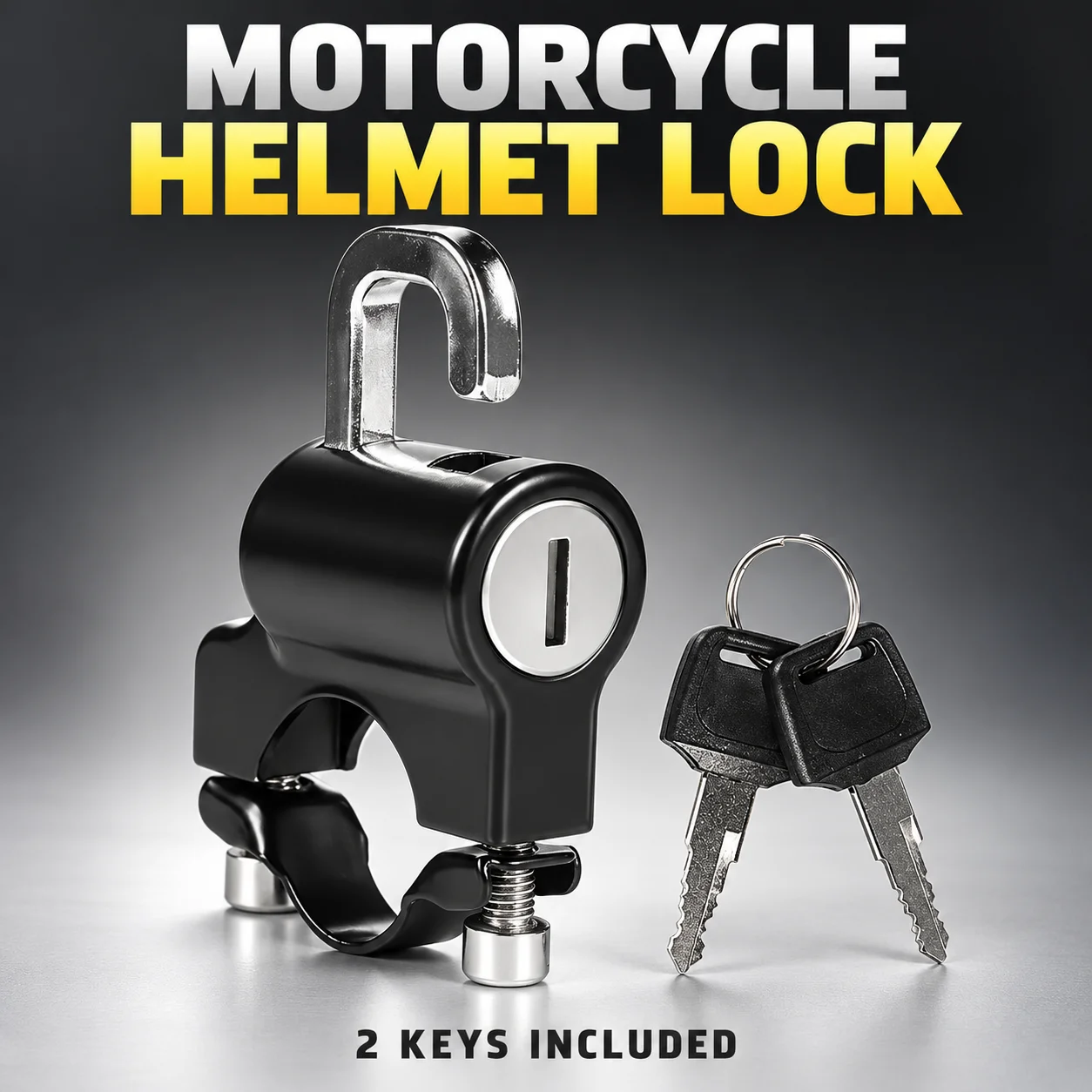 Electric Bike Helmet Lock Anti-theft Fixing Multifunctional Lock Head Bicycle Head Fixing Helmet Anti-theft Lock