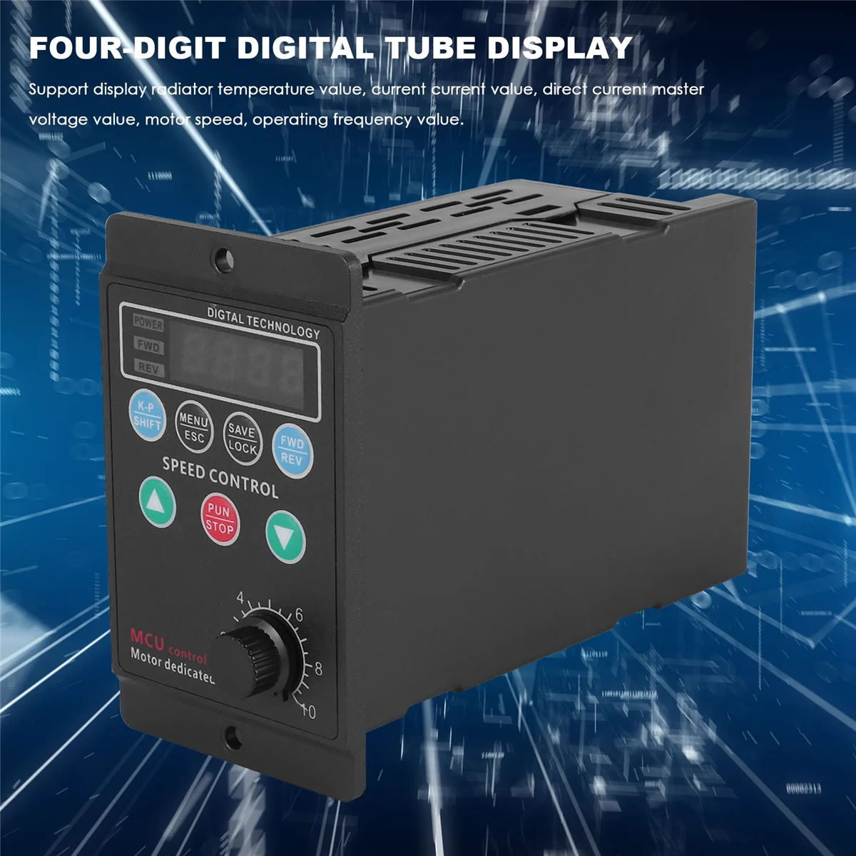 

LAVD 220V 750W Single-Phase Input 3-Phase Output Motor Driver Frequency Converter with Four-Digit Digital Tube Display