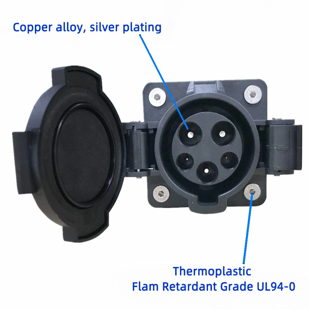 AC 16A 32A EVSE Inlet ระดับ2สำหรับยานพาหนะไฟฟ้าชาร์จสำหรับ Ford DUOSIDA J1772ประเภท1ปลั๊ก EV Charger connector Car Charger