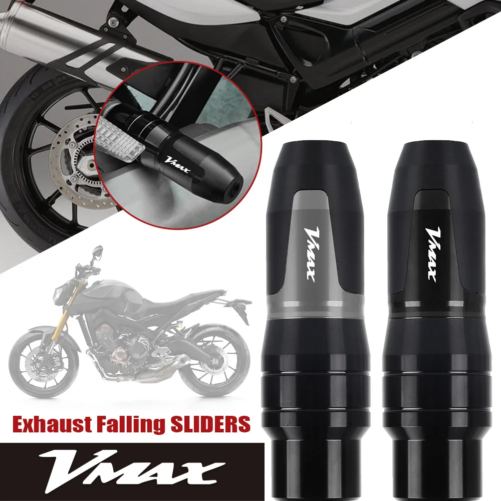 

FOR YAMAHA V-MAX VMAX 300 1200 1700 Motorbike CNC accessories Exhaust Frame Sliders Crash Pads Falling Protector