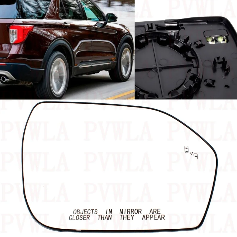 

Right Side Heated Blind Spot Reversing Mirror Glass LB5Z-17K707-B/LB5Z-17K707-E For Ford Explorer 2020 2021 2022 2023