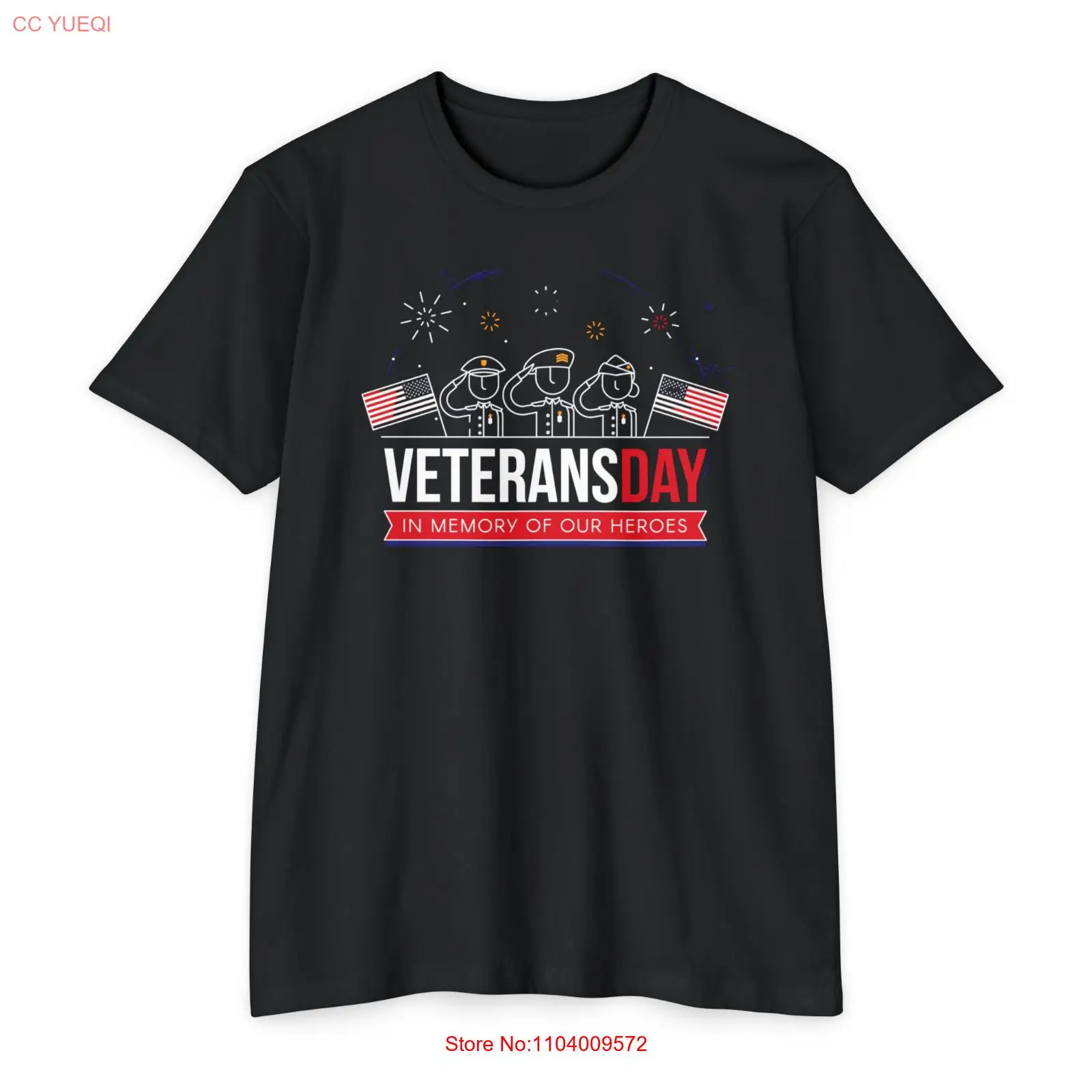 Veterans Day In Memory Of Our Heroes Impeccable Gift Unisex T-Shirt