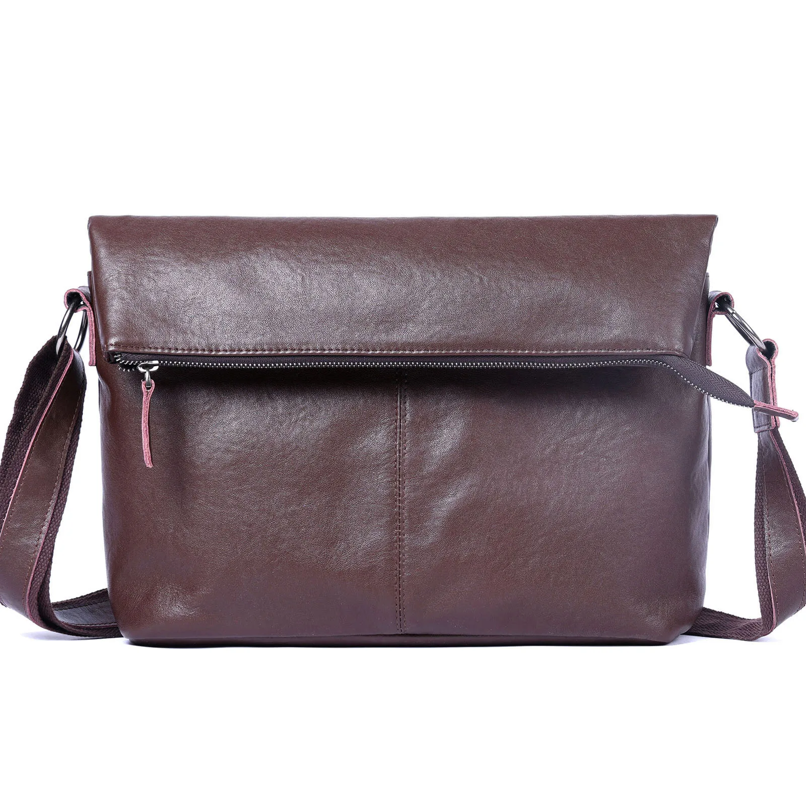 

2025 New Luxury Men's Handbags 100% Genuine Leather Male Shoulder Bag Fashion Crossbody Bag Boy Brand Casual Messenger Bags