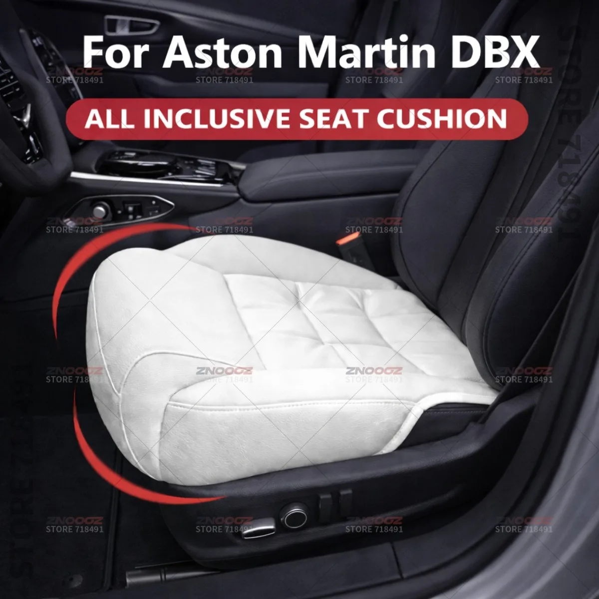 Car Seat Leg Support Extension Seat Cover Memory Foam Extender Cushion Interior Accessories For Aston Martin DBX