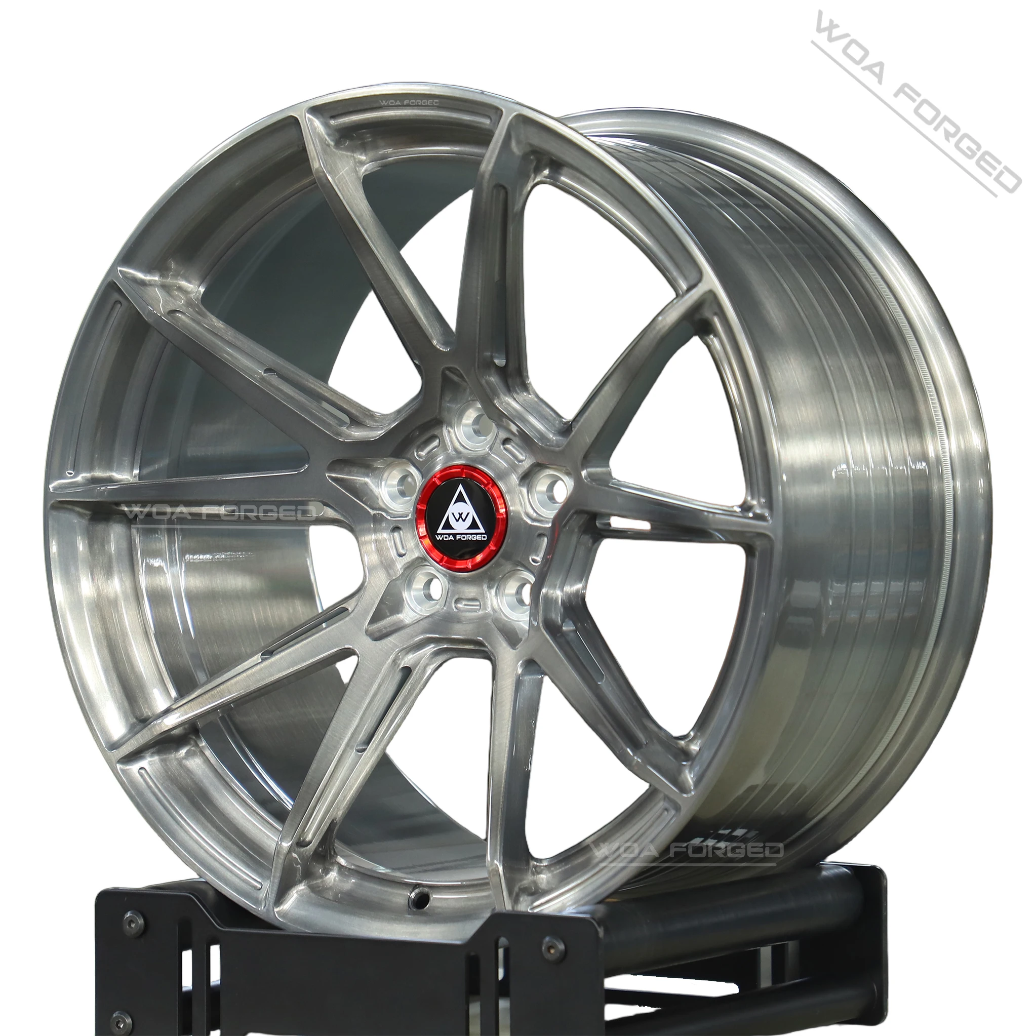 

Round Point Forged Aluminum Wheel Brushed Gray19 20 21inch Deep Concave 1-piece 5X112 5X108 Mesh Design M Performance for M2 M3