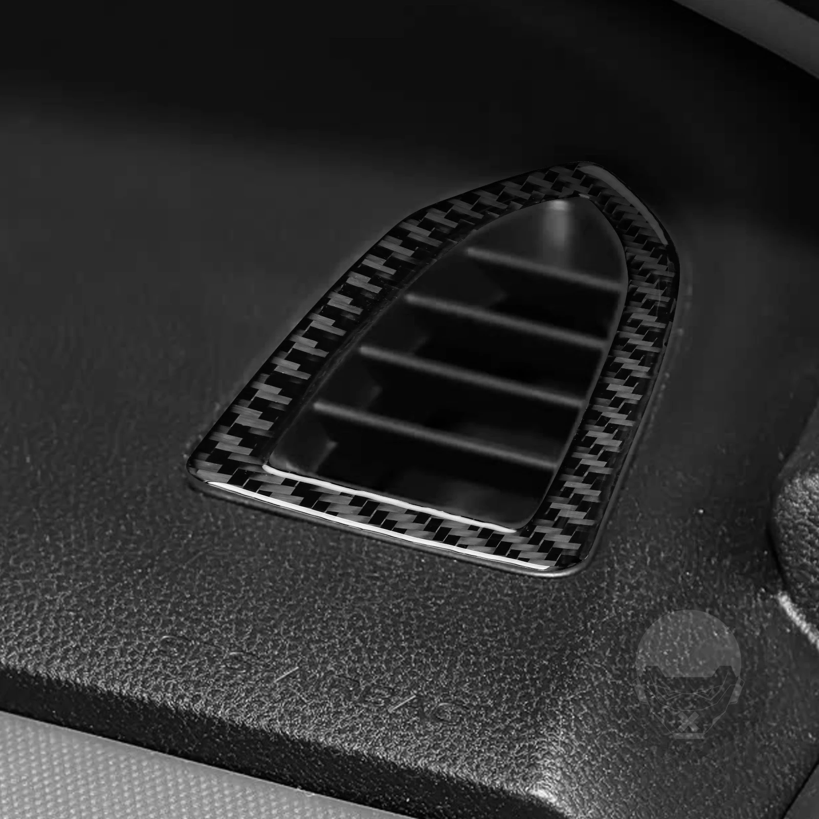 

For Subaru Crosstrek Impreza 2024-2026 Carbon Fiber Car Interior Dashboard Side Air Vent Panel Decorative Accessories Stickers