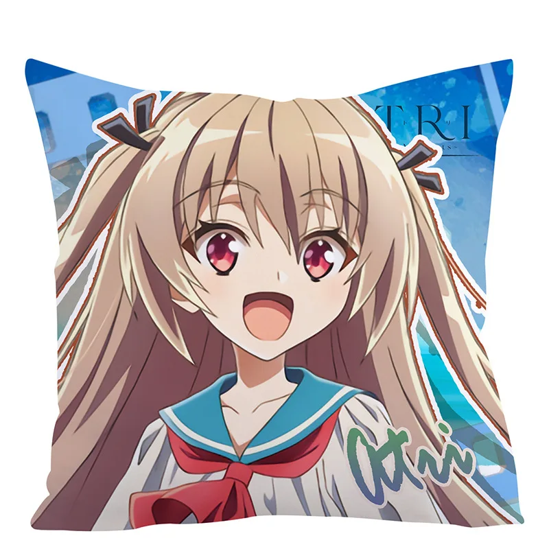 ATRI بلدي عزيزي لحظات تأثيري كيس وسادة الخوخ الجلد المعانقة الجسم المخدة Dakimakura غطاء