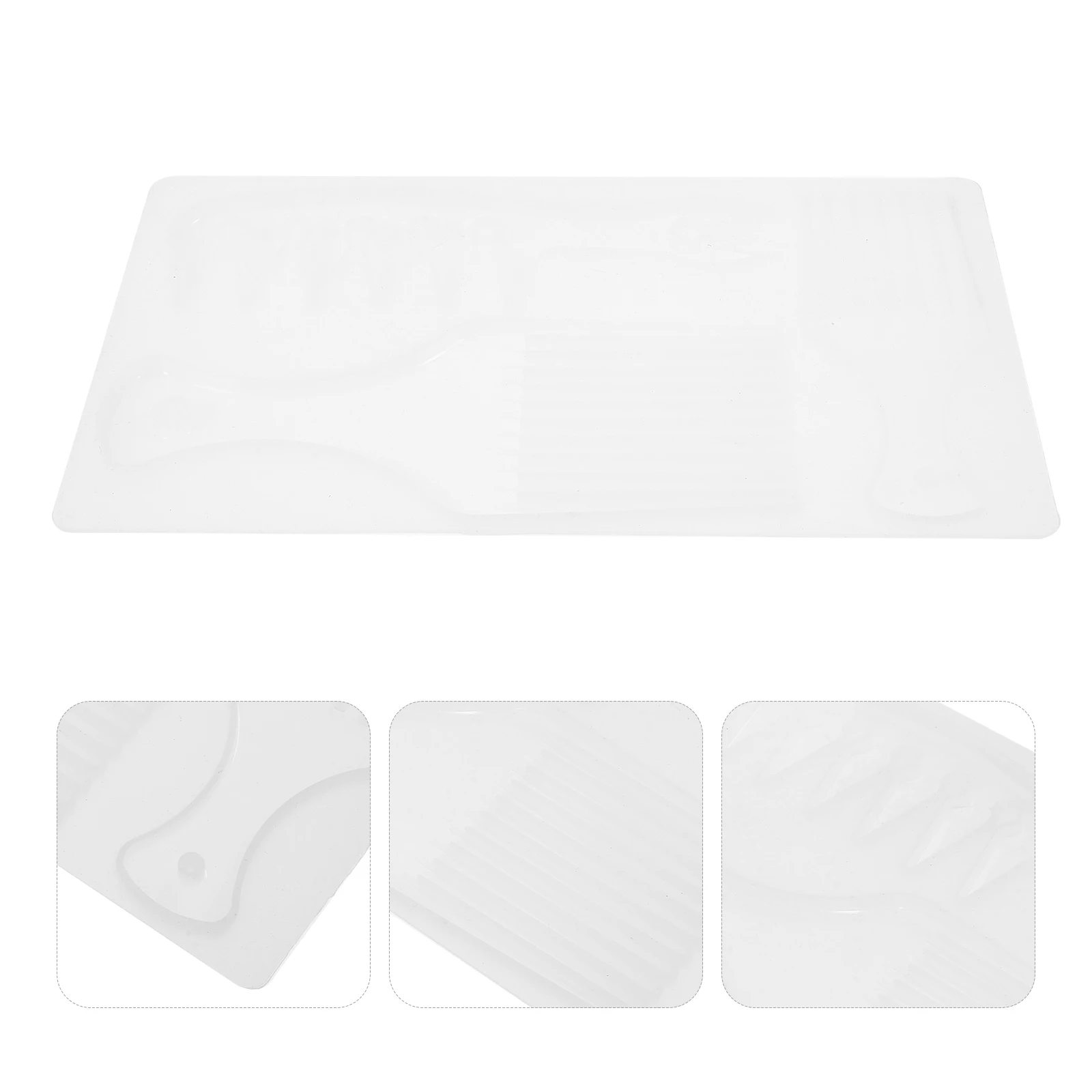 

Epoxy Resin Durable Silicone Tool Creative Making White Add Paints Glitter Sequins Hairdressing Styling Use Handmade Diy Comb