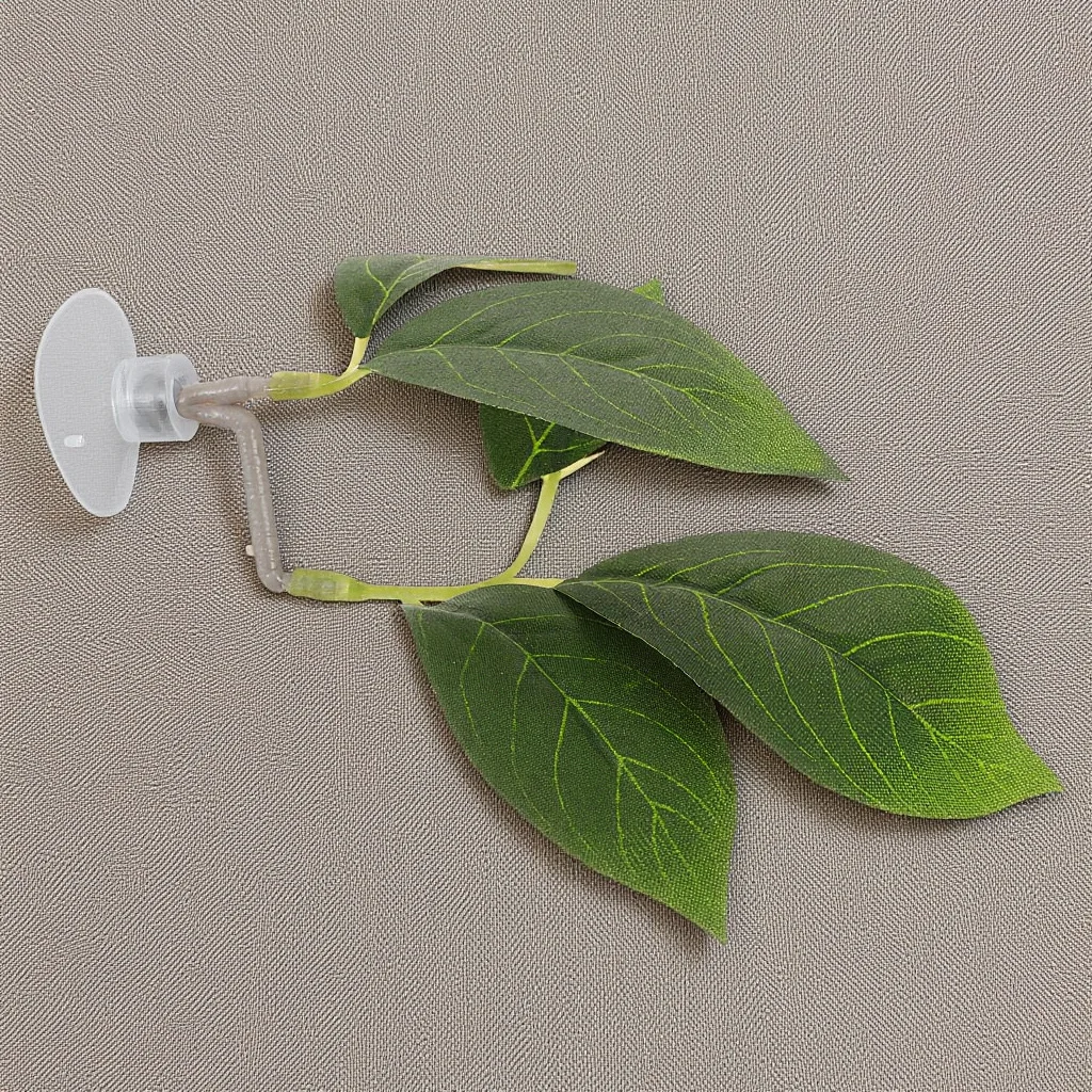 

Betta Fish Spawning Leaf Plastic Aquarium Resting Bed Suction Cup Attachment Fish Tank Breeding Hammock Decoration