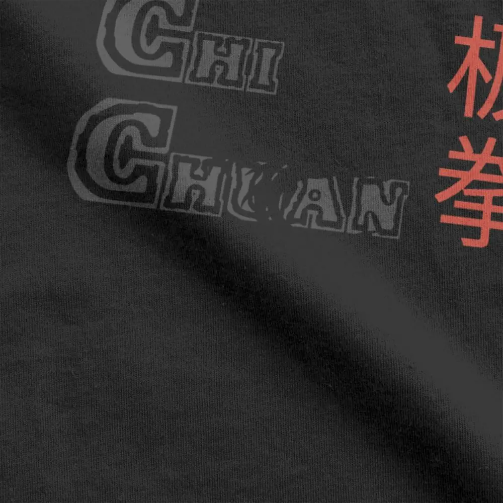 Tai Chi Chuan T-Shirt for Men Novelty Cotton Tees Crew Neck Short Sleeve T Shirt Best Gift Idea Clothes Chinese Style Tshirt