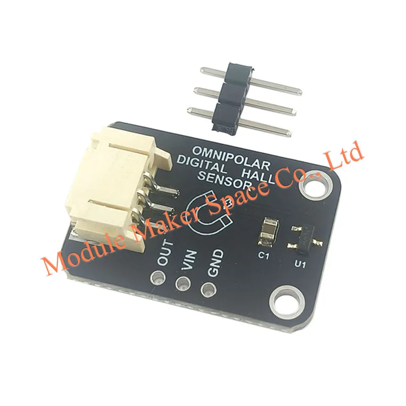 Módulo de sensor digital de efecto Hall DRV5032 de baja potencia 1.6μA 30kHz con respuesta rápida 1.65V–5.5V para detección de proximidad/velocidad/posición