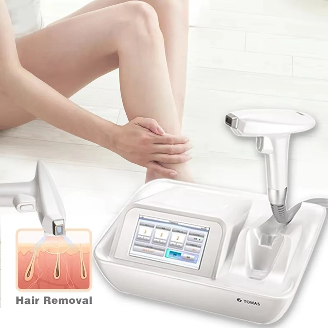 Portable Painless Depilator Fast Hair Removal Device Laser 808nm Hair Remove Skin Rejuvenation Beauty Euipment