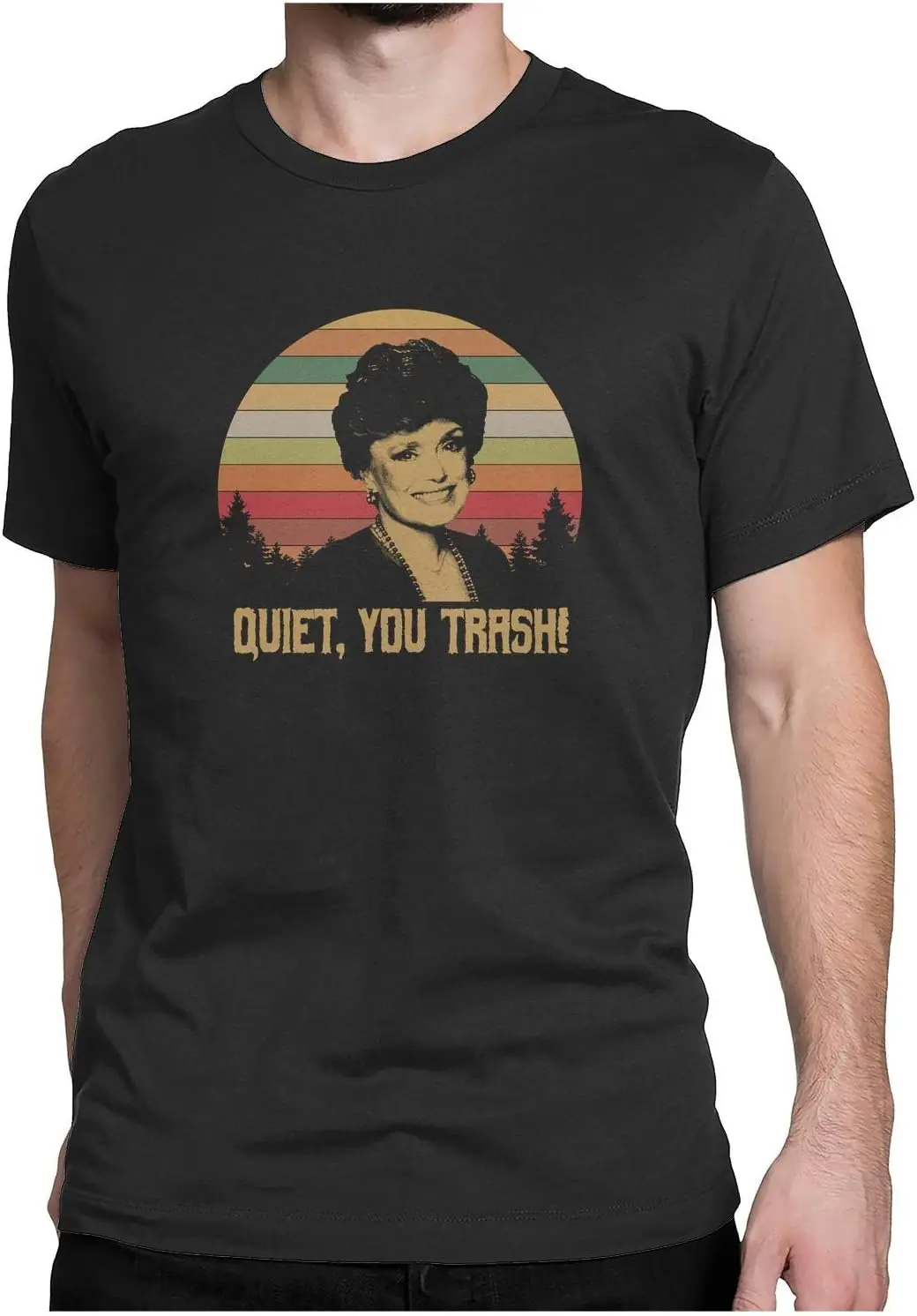 Quiet, You Trash! - Vintage Retro T-Shirt