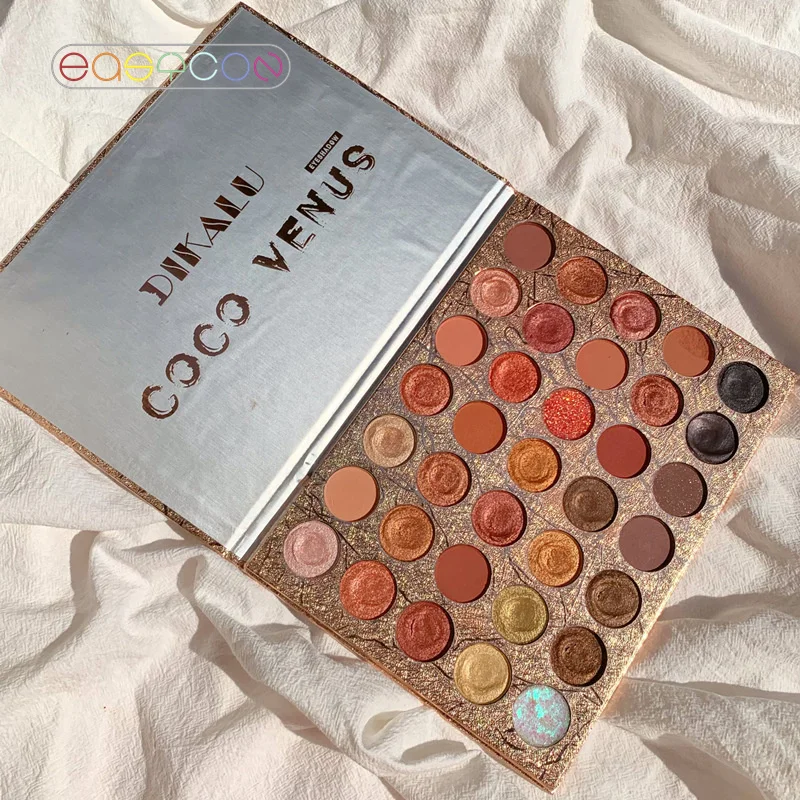 color Eye Shadow Palette Iris Purple Glitter Pearly Eyeshadow Palette Fashion Korean Shiny Eye Shadow Charming Eye Makeup